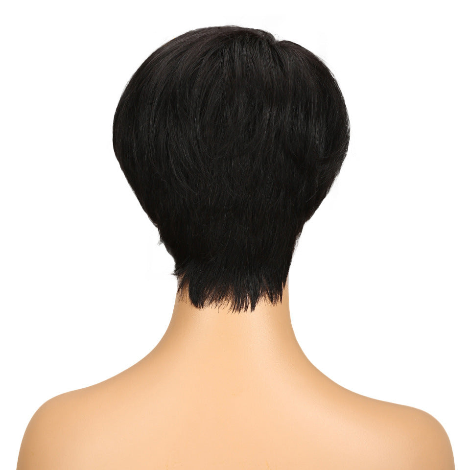 European Beauty Black Fashion Bob Head